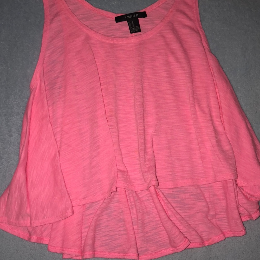 Hot pink swing top